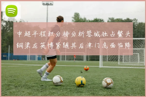 中超半程积分榜分析蓉城独占鳌头铜梁龙英博紧随其后津门虎面临降级危机